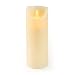 Gideon 9 Inch Flameless LED Candle - Real Wax & Real Flickering Candle Motion - with Multi-Function Remote (On/Off, Timer, Dimmer) - Vanilla Scented, Ivory