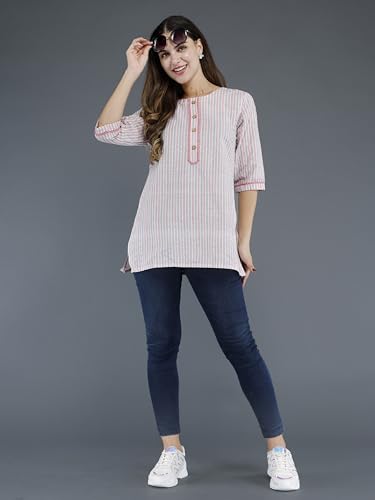 AnjuShree Choice Women Indian Cotton Short Kurti Tunic