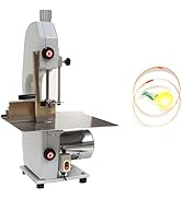 Banfluxion 110V 1.1KW Commercial Electric Meat Bandsaw Frozen Meat Cutter Electric Bone Saw Machi...