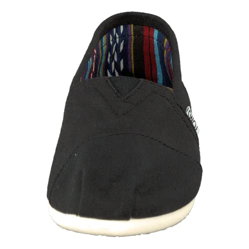 Toms Women's Classic Core Alpargata Slip-On, Black Canvas, 8.5 Medium Us #TOP3