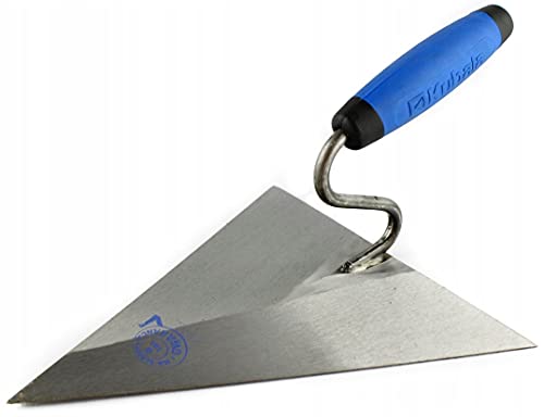 KUBALA 0815 Truelle triangulaire Sharp pour travaux de maçonnerie et de plâtrage 200 x 190 mm