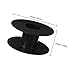 Veemoon 6pcs Plastic Wire Spools Cord Reels Small Empty Heating Wire Spool Extension Cord Organizer Cable Storage for Electronics Black