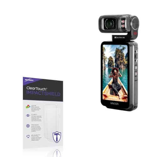 BoxWave Screen Protector Compatible with Minolta MN5KGP1 - ClearTouch ImpactShield (2-Pack), Impenetrable Screen Protector Flexible Film