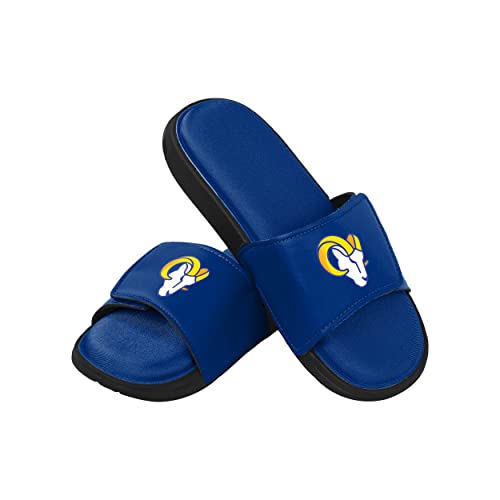 Image of FOCO mens NFL Team Logo Sport Shower Foam Slide Flip Flop Sandals