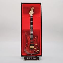 Phil Collen (Def Leppard) – Réplique de guitare miniature - Les Beatles, Paul McCartney, John Lennon, RIngo Starr, George Harrison
