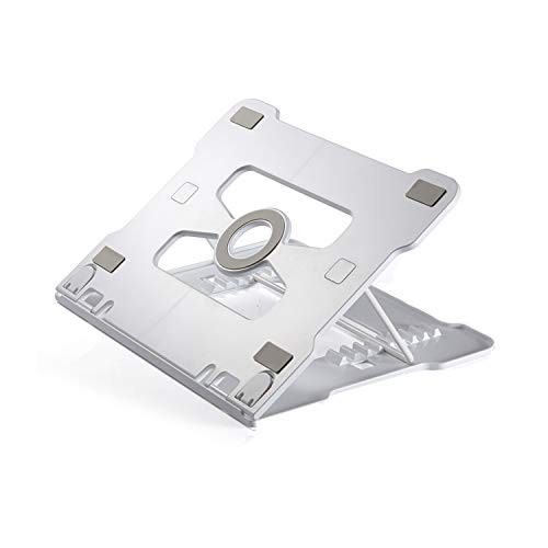 Laptop-Halterung, faltbar, tragbar, verstellbar, belüftet, Kühlung, kompatibel mit 11-14 Zoll (27,9-35,6 cm) Notebooks für Tablets, Pad, Notebook