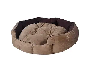 Slatters Be Royal Store Reversible Dual Ultra Soft Velvet Luxury ?Chocolate Brown Color Sofa Bed PET Bed | Dog Bed | CAT Bed | Puppies Puppy Bed | Rabbit Bed