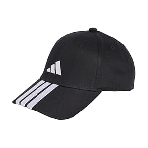 Casquette Unisexe Adidas Bball 3S New Logo, Noir/Blanc, M-L