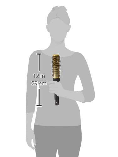 Creative Hair Brushes Gold Nano Ceramic 6 Inch Long Barrel Ion Wavy Bristles image 3