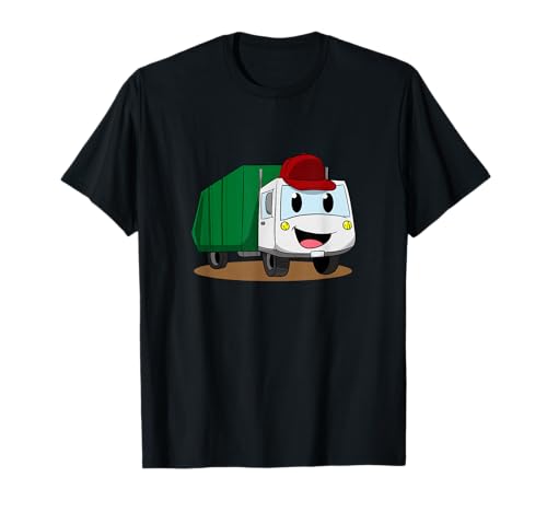 Camion à Ordures Soleil Heureux Journée Recyclage Poubelle T-Shirt