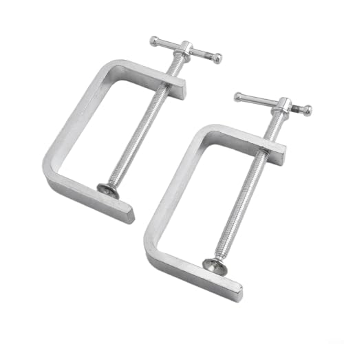 Pince en C de menuiserie, lot de 2 outils de serrage en alliage d'acier pour vos ateliers - 4