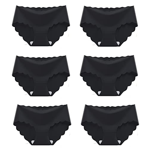 Image of Womens Seamless Hipster No Show Cheeky Underwear Pack Bikini Panty