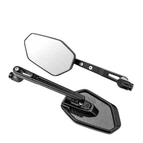 Bar End Mirrors Handlebar Rearview Mirrors For Pegaso 650 SR 50 8/10mm Universal Motorcycle Rear Mirror Carbon Fiber Aluminum Alloy View