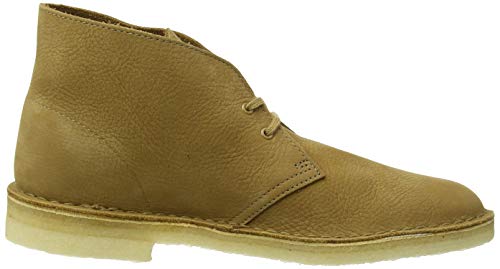Image of CLARKS Men's Desert Boot Chukka Boot, Black Leather, 13 M US