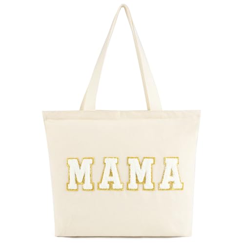 Mom Mama Bag Mother Gifts New Mom gifts Birthday Gifts for Mom Hospital Tote Bag Women Labor Delivery Bag Pregnant Mom Gift Soccer Mom Essentials Pregnancy Must Haves Mom Bags for Everyday Shopping