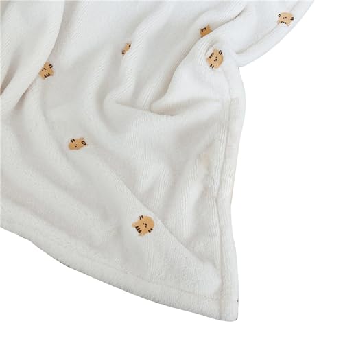 Ldbuejiaja Manta infantil versátil segura y cómoda toalla de baño con estampado de dibujos animados mantas de recepción de bebé cunas, accesorios para cochecitos de bebé, albornoz estampado de dibujos