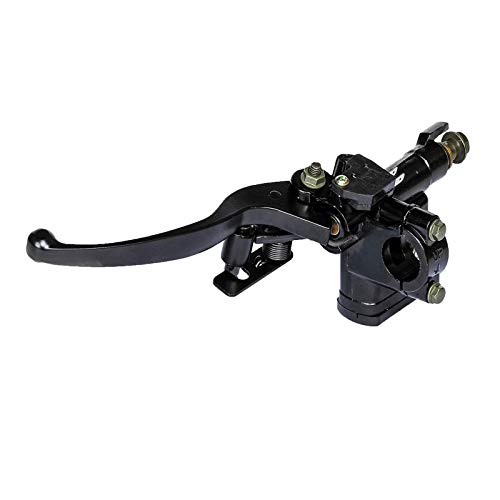 Videopup Left Hydraulic Brake Master Cylinder 7/8 Inch Lever With 8Mm Mirror Hole Compatible With Varies 4 Strokes 50Cc 70Cc 110Cc 125Cc 150Cc Atv Dirt Pit Bikes Brake Part #TOP1