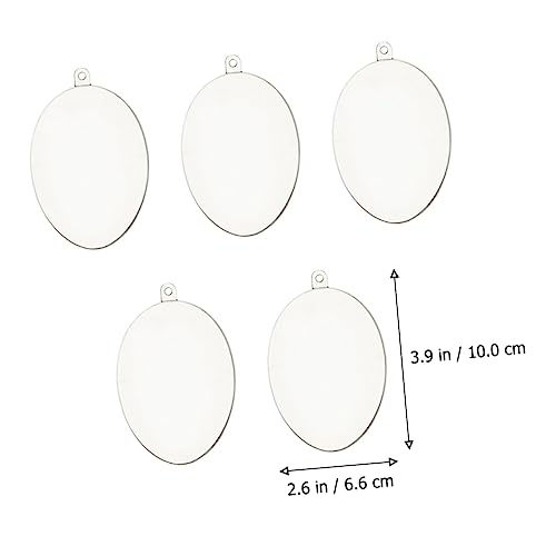 Boules décoratives œuf transparentes incassables pour décoration de Pâques
