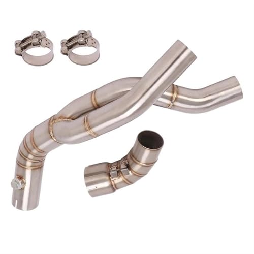 Tuyau d'échappement moto Yamaha R1 2007 2008 avec silencieux de rechange durable et accessoires