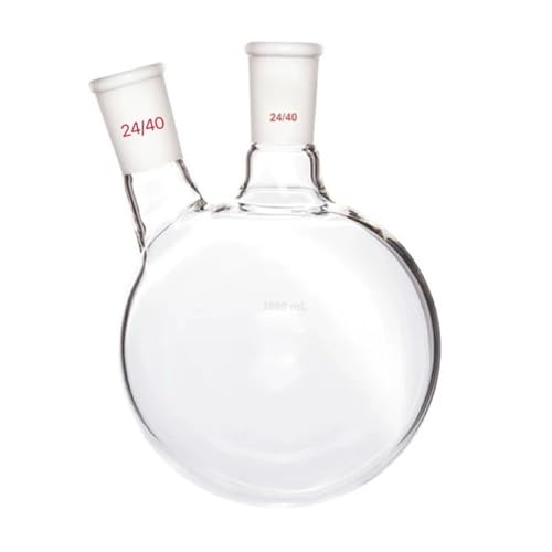 Ballon à fond rond double col 24/40 de 1000 ml pour laboratoires