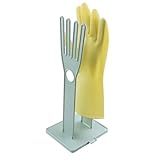 Bntyok Kitchen Gloves Holder Mitten Dryer Reusable Plastic Washing Rack Sink Holder Stand Blue