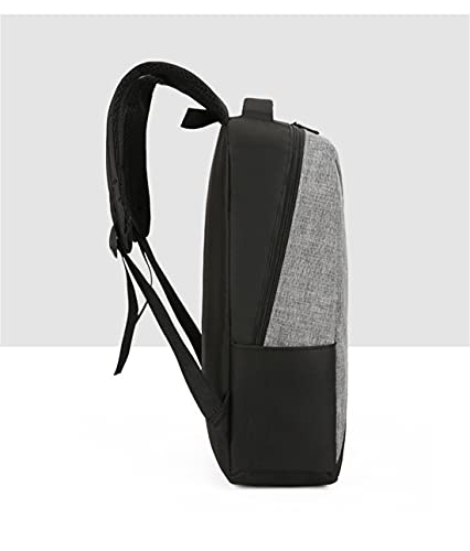 Sac à dos en tissu oxford de couleur unie avec accessoires coordonnés