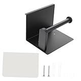 COSMEVIVI Eleganter Toilettenpapierspender Wandmontage Taschentuchrollenhalter Schwarz...