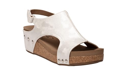 Image of Corkys Footwear Volta Wedge - Chic Elegance Meets All-Year Comfort with a 2-Inch Cork Heel and Marshmallow Insole for Stylish Everyday Wear and All-Day Comfort