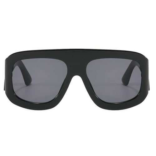willochra Trendy Oversized One Piece Sunglasses Women For Men UV400 Vintage Big Frame Shield Shades Men Punk Sunglasses