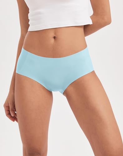 Image of INNERSY Women's Seamless No Show Hipster Panties Invisible Light Underwear 3-Pack