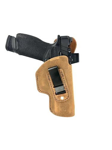 Springfield Echelon Holster - Designed for Concealed Carry - Soft Sided Leather Inside The Waistband (IWB) Concealed Carry Holster - IWB Leather Holster - Holster for a Springfield Armory Echelon