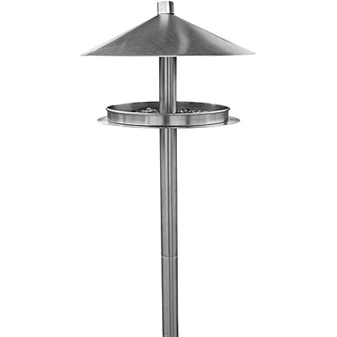 Habau 1772 Stainless Steel Metal Feeder with Stand Cover