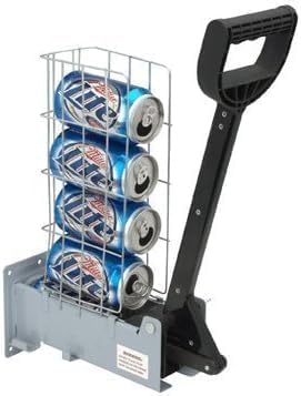 BuzoCo Multi-Load 6 Aluminum Can Crusher Wall Placement Kitchen Garage Hand Tool Multi Can Smasher Hundreds of Cans Smashed in Minutes