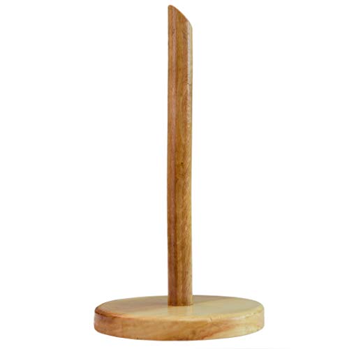 HANDMADE Vertical Paper Towel Holder in Acacia Wood. Amazon.co.uk