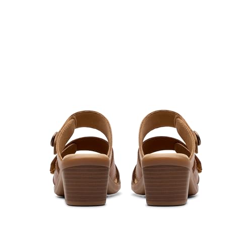Clarks Clarks Womens Emily 2 Adella Brown Multi Leather 10 Medium