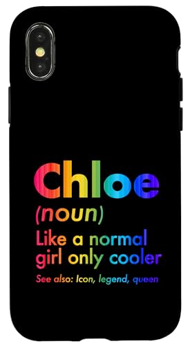 Chloe Like A Normal Girl Only Cooler Queen ���O �X�}�z�P�[�X iPhone X/XS �p