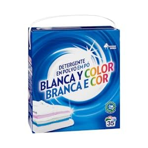 Detergente ropa blanca y de color Bosque Verde en polvo Caja 35 lavados (2,28 kg) Pack 2