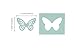 Bira Craft 1.5 inch Butterfly Silhouette Craft Lever Punch for Scrapbooking and Arts(Butterfly)
