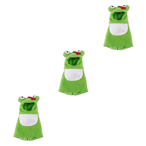 Yardwe 3 Peças De Roupas Para Pássaros Recém-Nascidos Com Alça De Lã Polar Para Pássaros