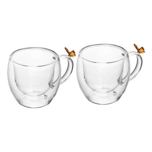 Conjunto 2 Xícaras de Café Sun Garden 80ml Vidro Borossilicato, WOLFF