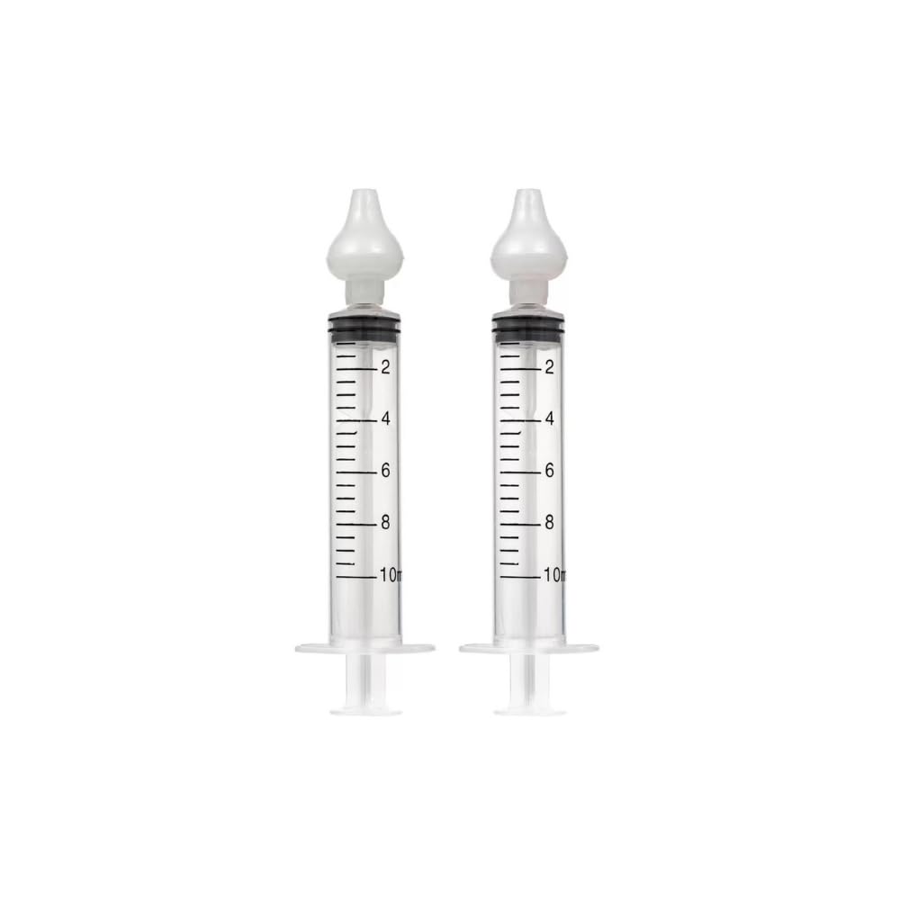 B-Arm 2 in 1 Nasal Aspirator & Nasal Irrigator (Pack of 2) | Nasal Suction Tool for Nasal Block| Nasal Syringe| Nasal Mucus Sucker for Nasal Congestion Relief| Reusable Nose Cleaner for Kids & Adults-image-48