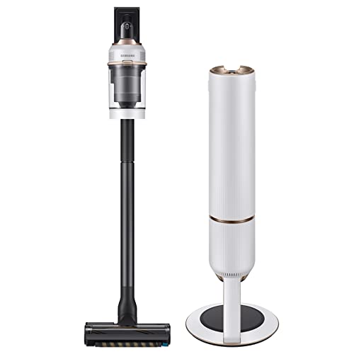 Samsung Bespoke Jet Cordless Stick Vacuum Cleaner W/ Clean Station, Powerful Multi-Surface Floor Cleaning For Carpet, Hardwood, Tile, 5-Layer Filter, Lightweight, Vs20A9500Aw/Aa, 2023, Misty White #TOP1