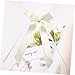 HOODANCOS 10 Pack Wedding Bow Riband Polyester Bow Tie for Car Decor Box Decor Reception for DIY and Party