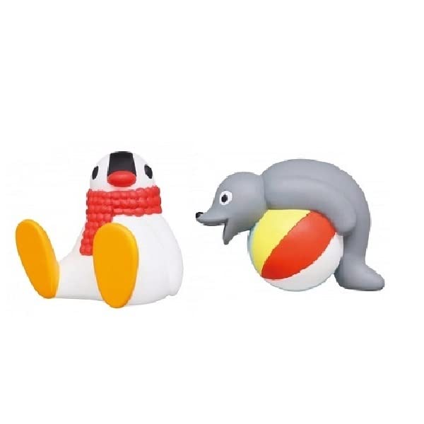 Amazon.co.jp: ピングーとピンガ ころんとソフビマスコット 2種 セット 