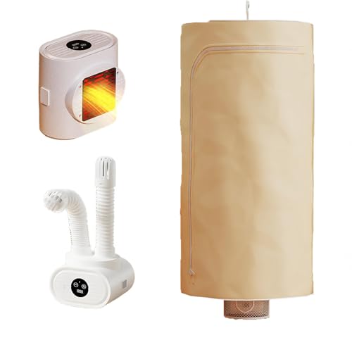 Multifuncional 3 en 1 Mini Secadora de Ropa, Secador Botas, Portátil Calefactor Para Viajes En Dormitorios Familiares
