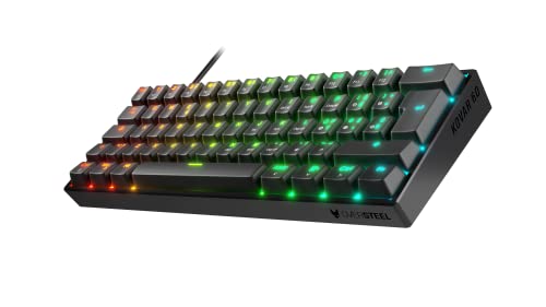 KOVAR Tastiera da gioco USB, compatta al 60%, retroilluminata RGB, interruttore meccanico Outemu Blue, Anti-Ghosting, layout Italiano PC/MAC/Android - Tastiera gaming - Immagine 1