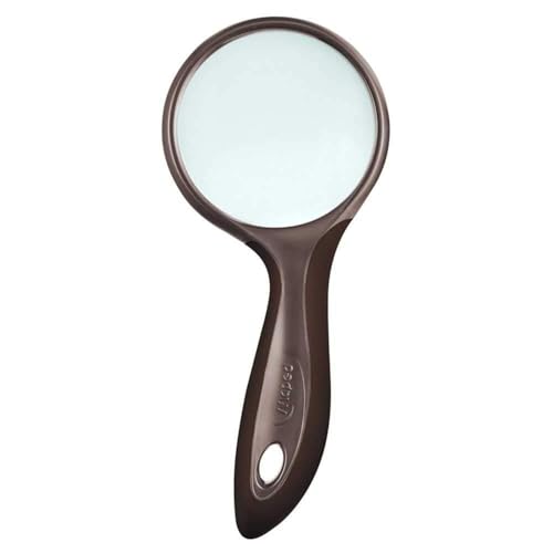 Maped - Material de Oficina -Ergologic - Lupa Redonda 75 mm - Aumento x 3 - Ideal para Lectura - Cristal Óptico Anti Deformación - Mango Ergonómico y Suave para Empuñadura Confortable - imagen 2