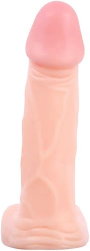 Mini consolador realista de 4.3 pulgadas para principiantes, estimulación del punto G, juguete anal para mujeres, hombres y parejas