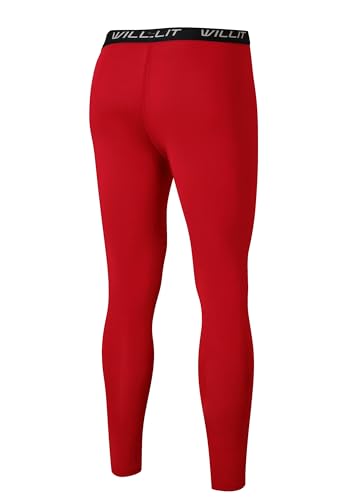 Willit Boys' Leggings Quick Dry Youth Compression Pants Basketball Sports Tights Kids Base Layer3
