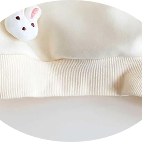 Toddler Kids 3D Bunny Decoration Baby Girls Cute Cartoon Sweatshirt Long Sleeve Crewneck Oversized Pullovers Tops Birthday2